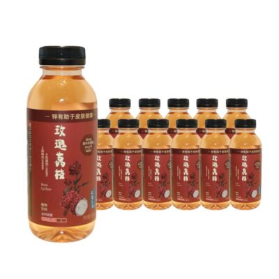 Youke Paradise Rose Lychee Infused Water 400ml x 12 Bottles – Flavoured Water Beverage