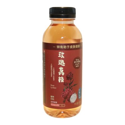 Youke Paradise Rose Lychee Infused Water 400ml – No Added Sugar Botanical Beverage