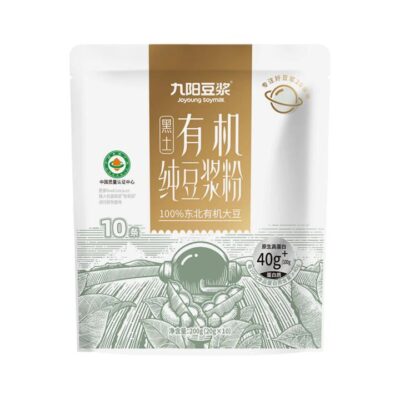 Joyoung Organic Pure Soymilk Powder – 10 Sachets (200g) - Instant Soy Beverage Mix