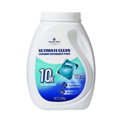 Member's Mark Ultimate Clean Laundry Detergent Pods – Siberian Fir Scent, 10× Cleaning Power, 168 Pacs, 2.35 kg