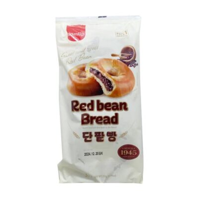 Samlip Korean Red Bean Bread – 3 Pieces (255g) - Sweet Azuki Buns