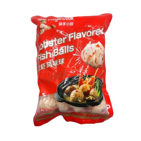 Haidilao Magic Cook Lobster-Flavored Fish Balls 500g – Frozen Seafood Hot Pot Favorite