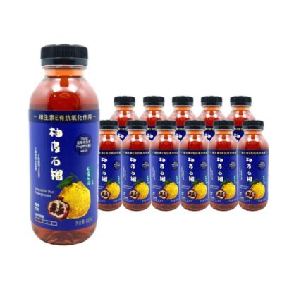 Youke Leyuan Grapefruit Peel & Pomegranate Infused Water – 400ml x 12 Bottles