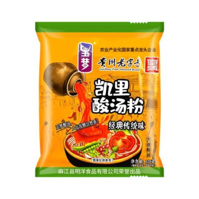 Yumeng Kaili Sour Soup Vermicelli – Classic Guizhou Hot & Sour Rice Noodles 220g