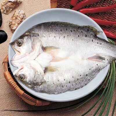 Minwei Frozen Butterflied Sea Bass 400g+ – Cleaned & Ready for Steaming or Grilling