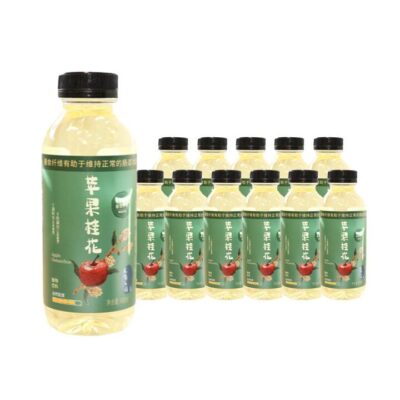 Youke Paradise Apple Osmanthus Infused Water – 400ml x 12 Bottles