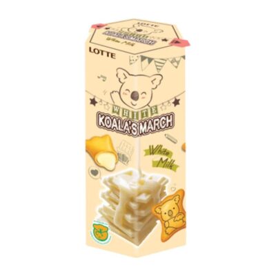 Lotte Koala's March White Milk Cream-Cheese Filled Cookies 37g