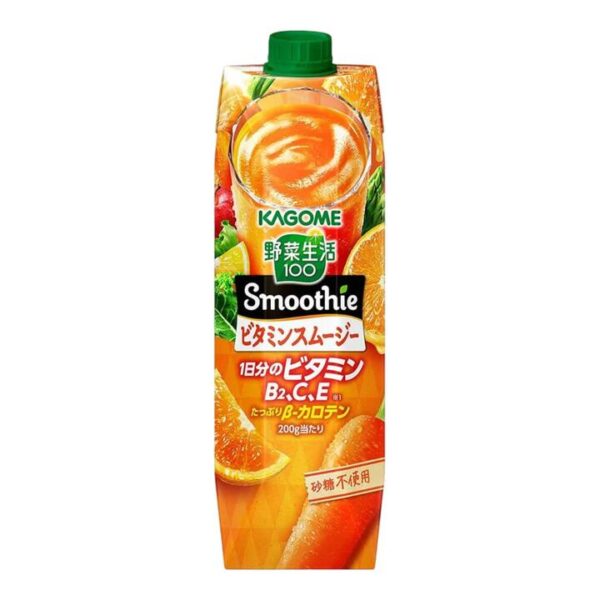 Kagome Yasai Seikatsu 100 Vitamin Smoothie 1kg – No Added Sugar Fruit & Vegetable Blend