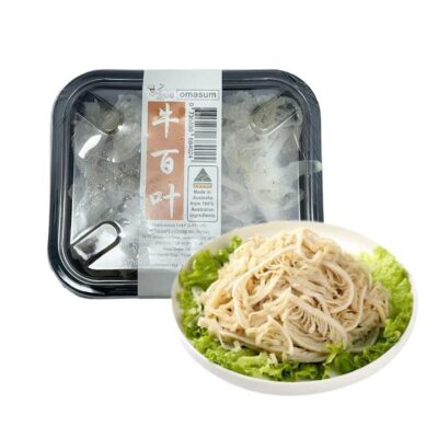 Chef Q Frozen Sliced Beef Omasum (Book Tripe) 150g