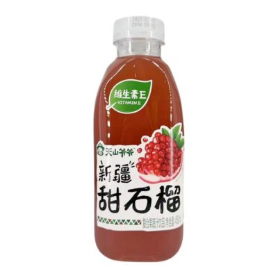 Genki Forest “Grandpa Tianshan” Xinjiang Sweet Pomegranate Drink with Vitamin E – 450ml