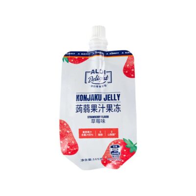 Aldi Delight Strawberry Konjac Jelly 165g – Limited Import