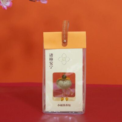 Ulife Lucky Persimmon Scented Hanging Sachet (All Is Well) - Car, Closet & Home Freshener