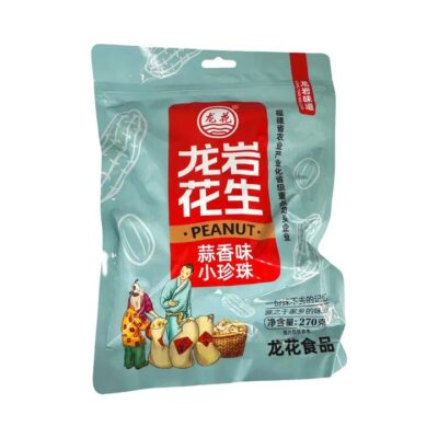 Longhua Garlic-Flavored Small Pearl Peanuts 270g