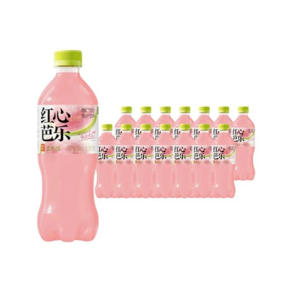 Guozi Shule Vitamin C Sparkling Fruit Drink - Red Guava, 500ml x 15