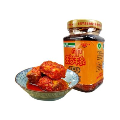 Tiantai Yangquan Chili Oil Fermented Bean Curd 200g - Chinese Fermented Tofu (Furu)