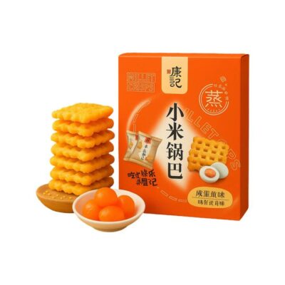 Xuntangji Millet Crisps - Salted Egg Yolk Flavor 300g - Crispy Savory Snack