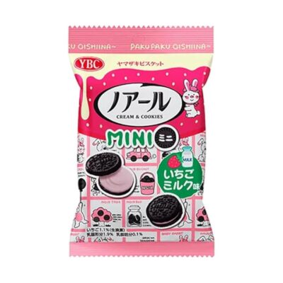 YBC Noir Mini Cream & Cookies – Strawberry Milk 40g