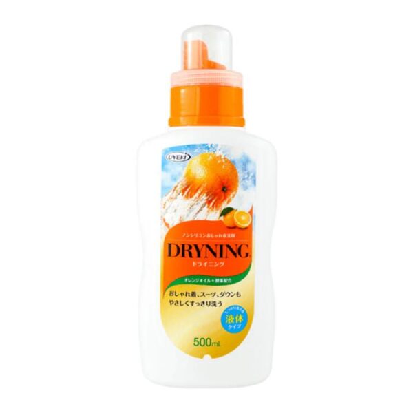 UYEKI Dryning Orange Oil Laundry Detergent (Soak Formula) 500ml – Gentle for Delicates & Down