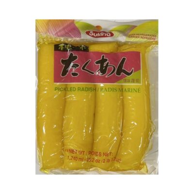 Sukina Whole Pickled Daikon (Takuan) 1kg