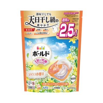 P&G Bold 4D Laundry Pods – Fresh Citrus & Verbena Refill (27 Pods) - Laundry Detergent Capsules
