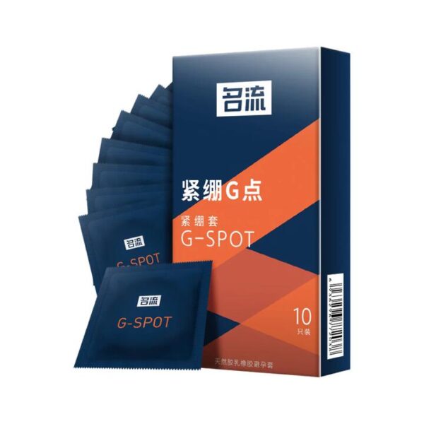 Mingliu G-Spot Snug Fit Natural Latex Condoms - 10 Pack