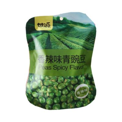 Ganyuan Spicy Green Peas 75g - Crunchy Roasted Pea Snack