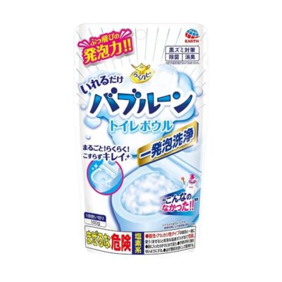 Earth Raku Hapi Toilet Bowl Foaming Cleaner 180g - One-Shot No-Scrub Deep Clean