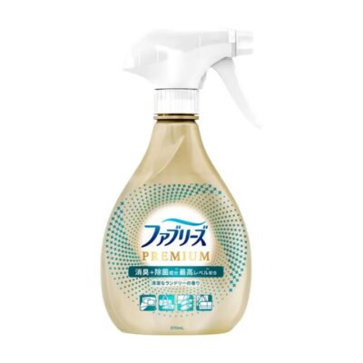 Febreze Premium Fabric Refresher – Fresh Laundry Scent 370ml - Odor Eliminator & Antibacterial Fabric Spray