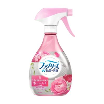 Febreze Fabric Refresher – Happiness Antique Rose 370ml - Deodorizing & Antibacterial Fabric Spray