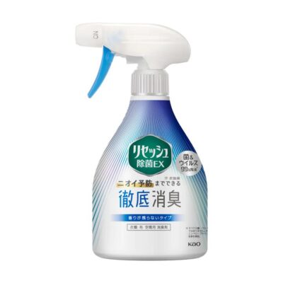 Kao Resesh EX Fabric & Air Deodorizing Spray (Light Fresh Scent) 370ml - Antibacterial Odor Eliminator