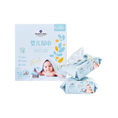 Member's Mark Baby Wipes 80 Sheets x 6 Packs – Limited Import