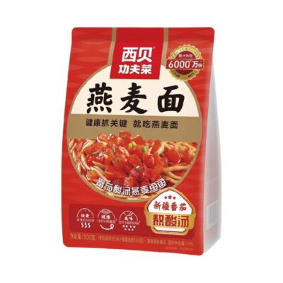 Xibei Kungfu Dishes Frozen Oat Noodles in Tangy Tomato Broth 300g - Chinese Ready Meal