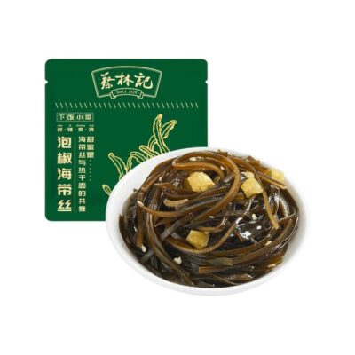Cai Lin Ji Pickled Chili Kelp Strips 30g - Spicy Pickled Seaweed Snack