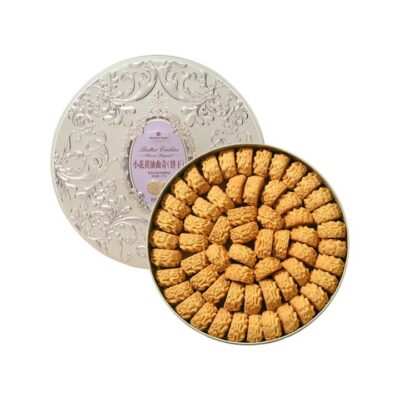 Member's Mark Butter Cookies – Flower Shape Gift Tin 580g