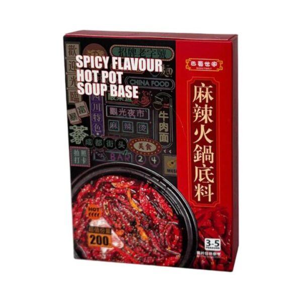 Bashu Family Sichuan Mala Hot Pot Soup Base 200g