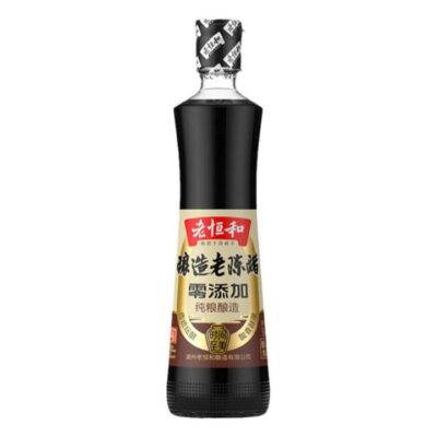 Lao Heng He Brewed Aged Chinese Black Vinegar 500ml - Lao Chen Cu