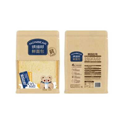 Honbear Fresh Milk Toast Bread 80g