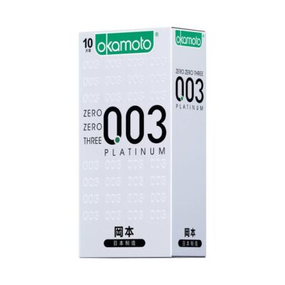 Okamoto 003 Platinum Ultra-Thin Condoms - 10 Pack