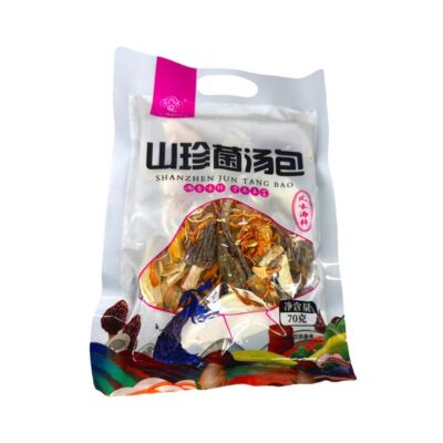 Yunhua Junqiao Wild Mushroom Soup Pack 70g - Assorted Dried Mushrooms for Broth