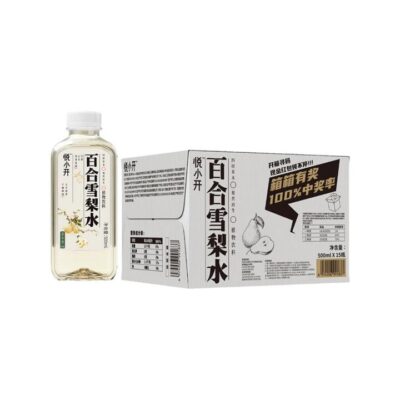 Yue Xiaokai Lily & Snow Pear Drink 500ml x 15 - Herbal Pear Water