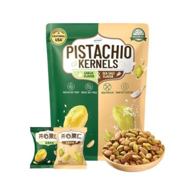 NUTHING Pistachio Kernels – Garlic & Sea Salt 420g – Limited Import