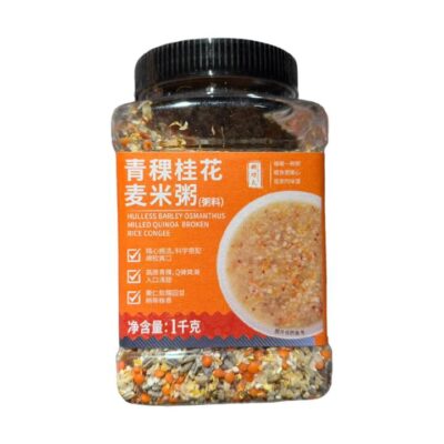 Zhou Gongfu Hulless Barley & Osmanthus Congee Mix with Quinoa & Broken Rice 1kg – Limited Import