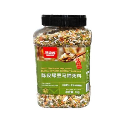 Meng Sixiang Tangerine Peel, Mung Bean & Water Chestnut Congee Mix 1kg – Limited Import