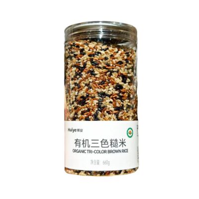Huiye Organic Tri-Color Brown Rice 660g – Limited Import