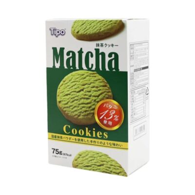 Tipo Matcha Cookies 75g – Japanese-Style Green Tea Biscuits