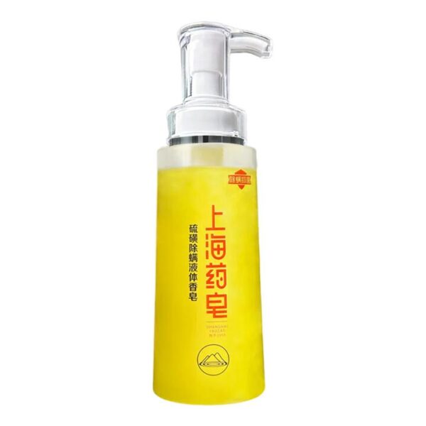 Shanghai Yaozao Sulfur Liquid Soap 500g - Anti-Mite Body Wash